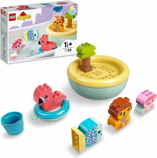 LEGO DUPLO Mi primer baño: isla flotante con animalitos