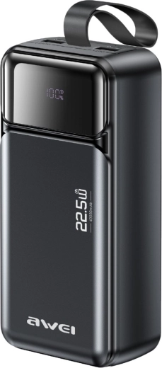 Powerbank Awei PA-105 40 000 mAh 22,5 W con PD y pantalla LED - 1 pieza