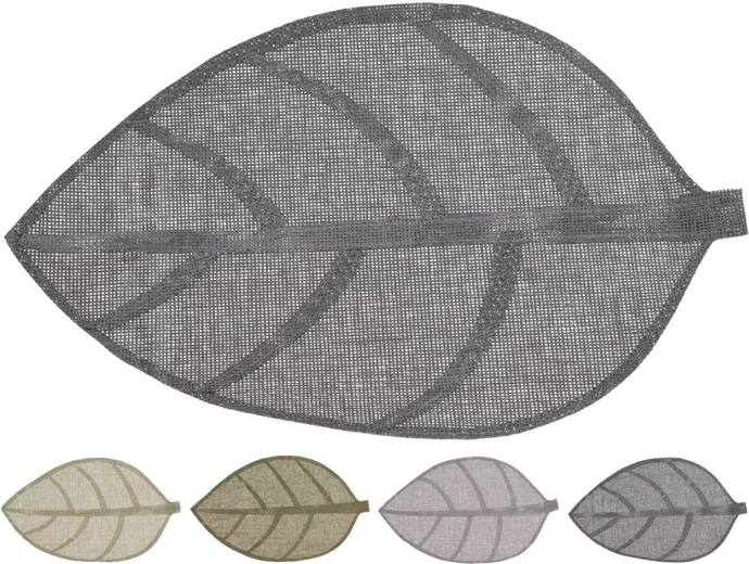 Mantel individual Hoja 50 × 33 cm, surtido de colores