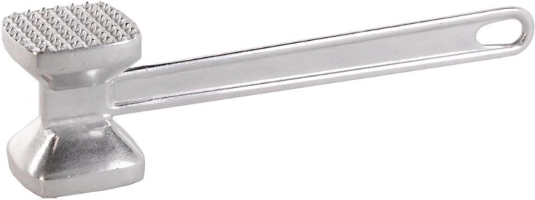 Ablandador de carne de aluminio de doble cara 22,5 cm