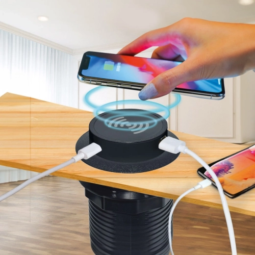 Carga rápida mediante USB-C PD y USB-A QC 3.0