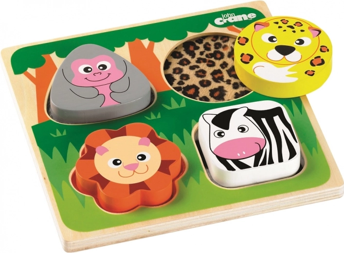Tidlo safari rompecabezas de encaje sensorial de madera