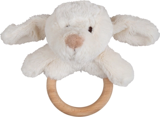 Bigjigs Baby anillo sensorial táctil con cachorrito