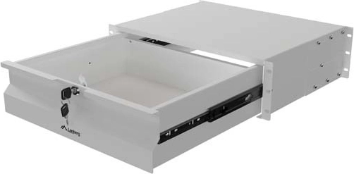 Lanberg cajón para rack 19" 3U 360 mm gris