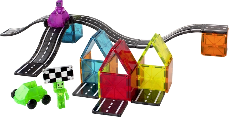 Construye rampas y pistas con motivo de carretera