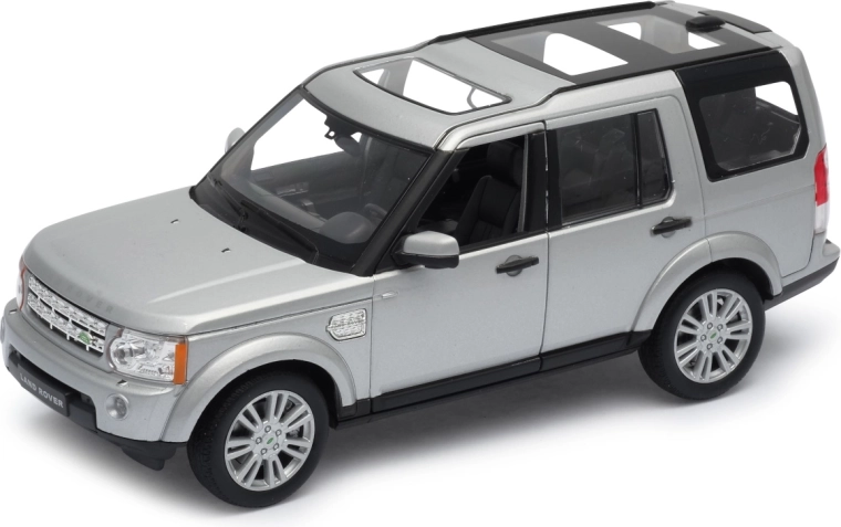 Welly Land Rover Discovery IV 1:24 modelo de coche plateado