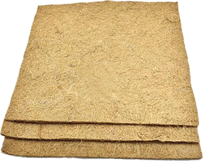 Protector de plantas de coco 38 × 38 × 1 cm, set de 3 uds.