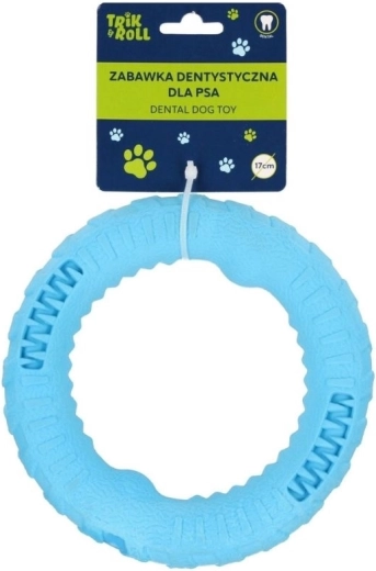 Juguete dental azul para perro