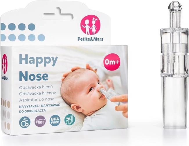 Aspirador nasal de mucosidad para aspiradora PETITE & MARS Happy Nose 0 m+
