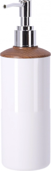Combinación moderna de blanco y madera