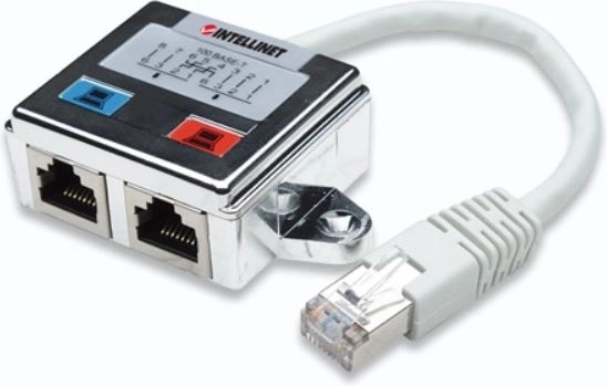 Divisor RJ45 x2 apantallado