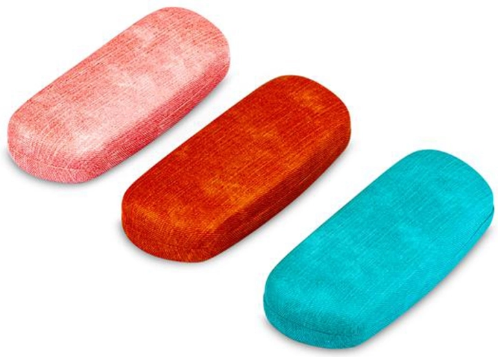 Funda para gafas, funda de viaje rígida, 15,9 × 6,7 × 4,1 cm (colores surtidos)