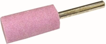 Muela abrasiva cilíndrica 4 × 6 mm con vástago de 3 mm, grano 100, dureza L