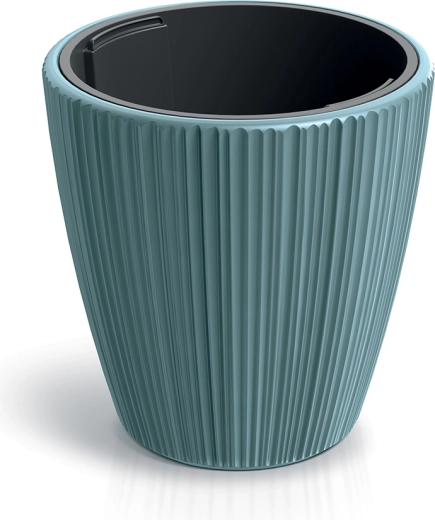 Maceta ORO con inserto, azul escandinavo, 19,9 cm