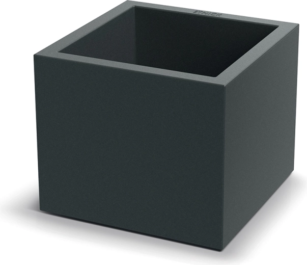 Maceta Cubla Square 38 × 38 × 32 cm gris oscuro