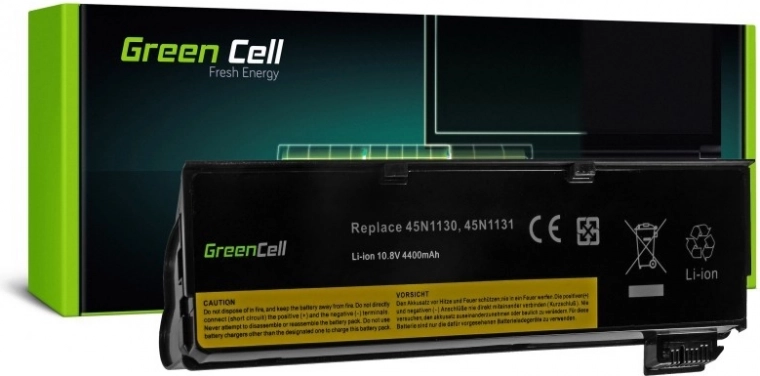 Batería para Lenovo ThinkPad L450/T440/T450/X240/X250 11,1 V 4,4 Ah Green Cell