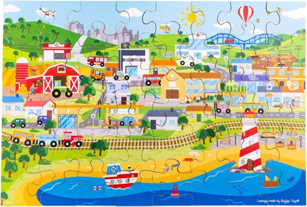 Puzzle de suelo Ciudad
