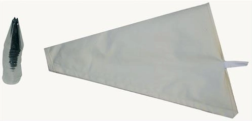 Manga pastelera de algodón de 35 cm con 7 boquillas de decoración