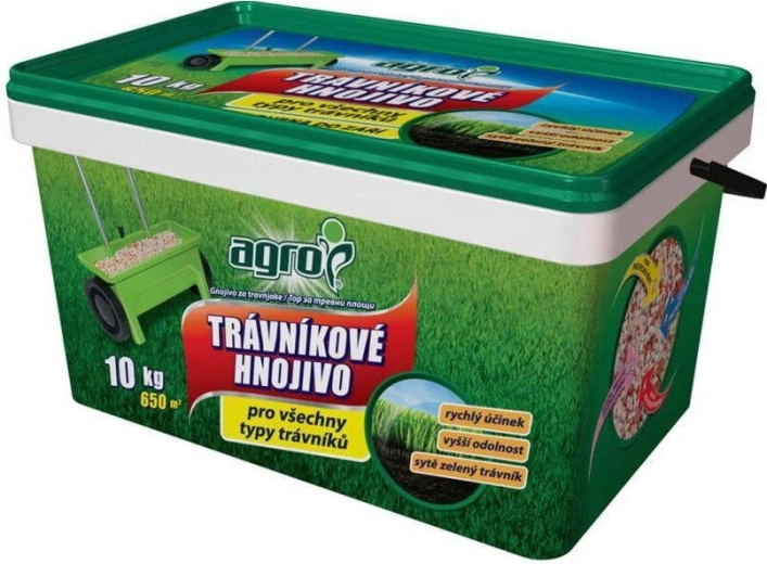 Fertilizante para césped 10 kg en cubo Agro