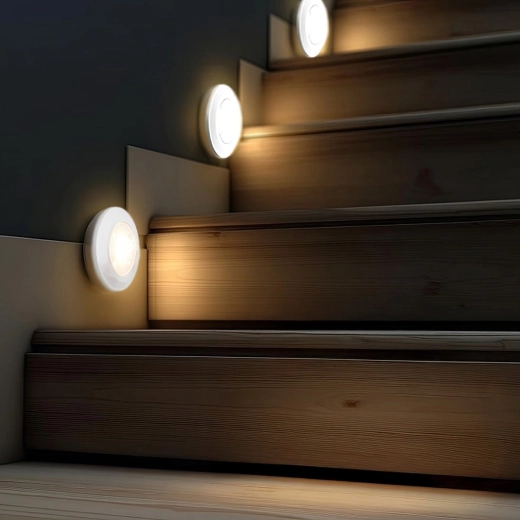 Iluminación segura de escaleras y pasillos