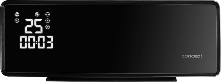 Calefactor cerámico de pared QH4001 negro