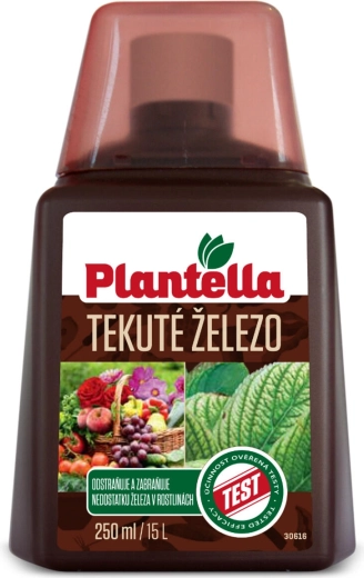 Hierro líquido – fertilizante mineral para plantas 250 ml Plantella