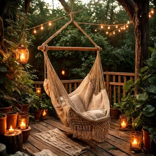 Estilo boho para interior y terraza