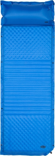 Colchoneta autoinflable con almohada integrada NILS Camp azul