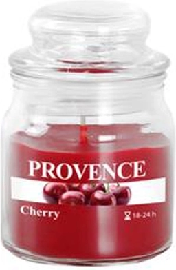 Vela aromática en tarro de vidrio con tapa cereza 70 g