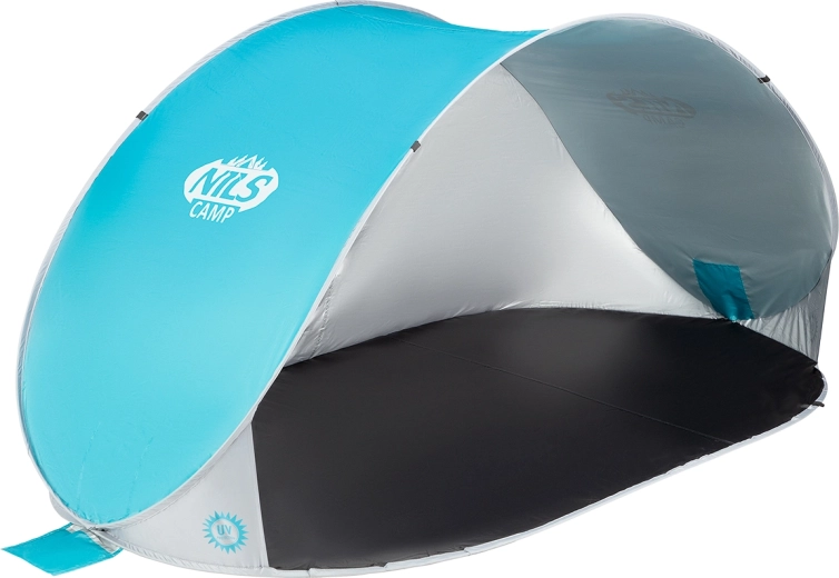 Tienda de playa auto desplegable NILS Camp NC3174 azul