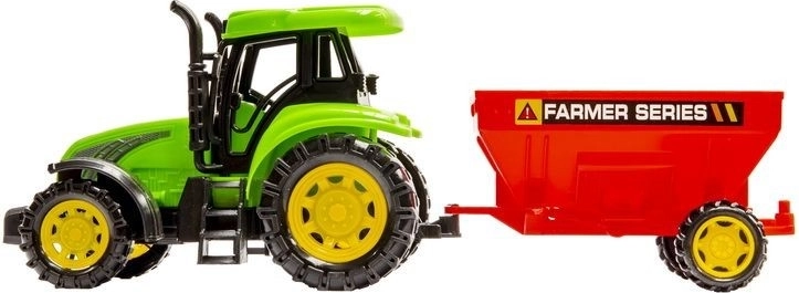 Set tractor + remolque preparado para aventuras de granja