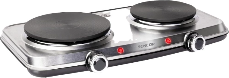 Cocina eléctrica de dos placas Sencor