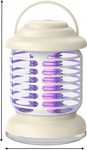 Lámpara UV portátil contra insectos para mosquitos y moscas - 1 unidad