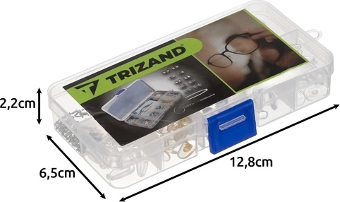 Estuche organizado con compartimentos