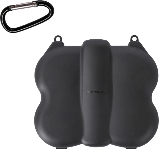 Funda de transporte Sunnylife con mosquetón para DJI Neo 2, negra - 1 unidad