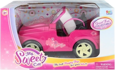 Coche para muñecas de plástico 30 cm