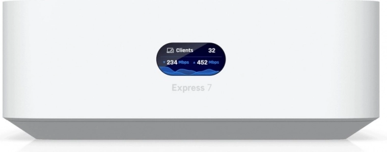 UniFi Express 7 puerta de enlace y controlador con Wi‑Fi 7 y conectividad 10G