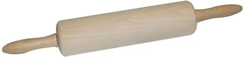 Rodillo de madera de dos manos para masa 25,5 × 6,5 cm