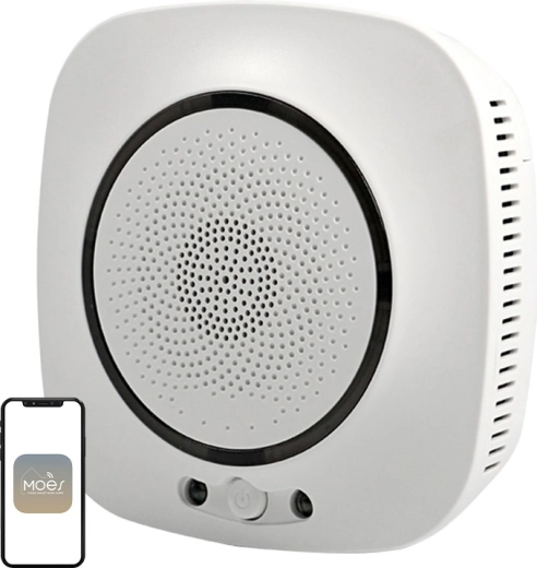 Detector de monóxido de carbono Moes WSS-CO Wi‑Fi - 1 pieza
