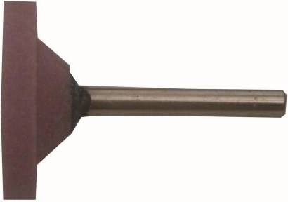 Muela abrasiva con vástago 40 × 6 mm, grano 60