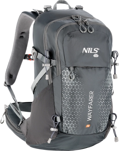 Mochila de senderismo NILS Wayfarer 35 l gris