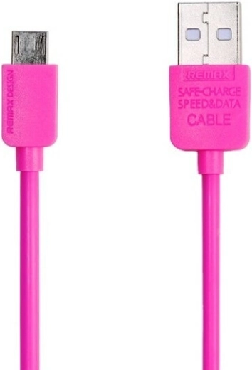 Cable micro USB rosa 1 m REMAX