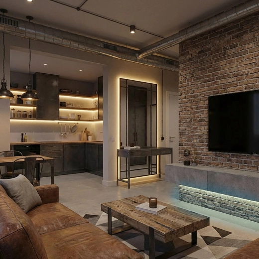Iluminación ambiental para salón y muebles