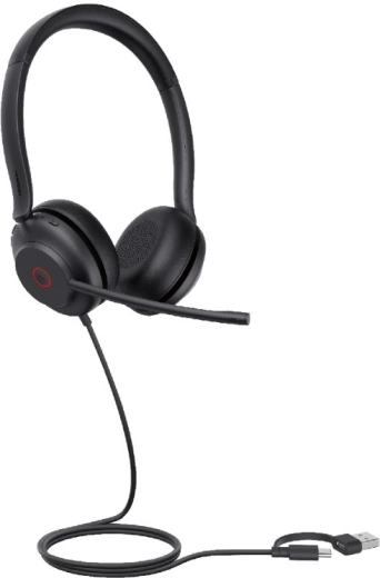 Yealink UH35 Dual Teams USB‑C/USB‑A auriculares con cable