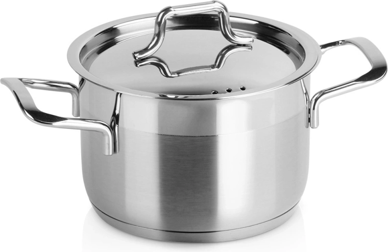 Olla de acero inoxidable con tapa Anett 14 cm, 1,5 l
