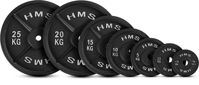 Disco de hierro fundido HMS 1,25 kg (31 mm)