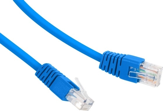 Cable patch categoría 6 UTP 0,5 m azul