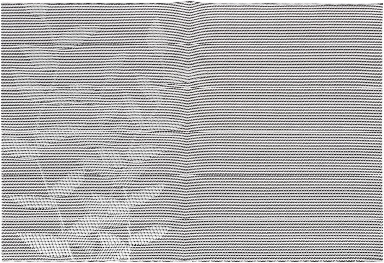 Mantel individual textil Leaf 45 × 30 cm marrón