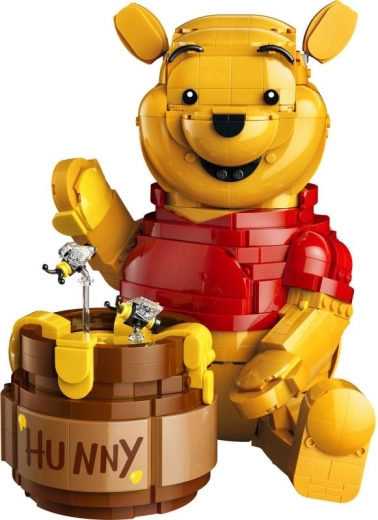 Icónica figura de Pooh con articulaciones móviles