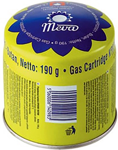 Cartucho de gas perforable 190 g MEVA